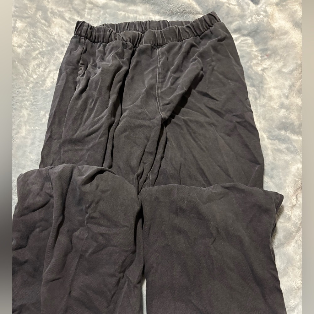 Brandy Melville grey blue wide leg pants